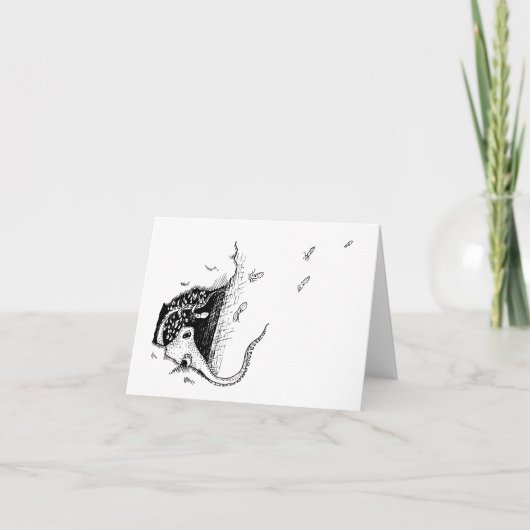 Octopus Farewell Karte (Vorderseite)