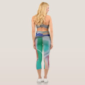 Octopus Finds A Hat High Waisted Capris (Rückseite)