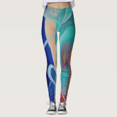 Octopus Finds A Hat Leggings (Vorderseite)