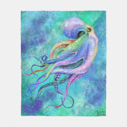 Octopus Fleece Blanket (Vorderseite)