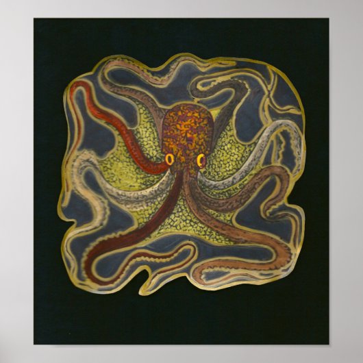 Octopus Friend Poster (Vorne)