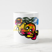 Octopus fun Jumbo-Tasse (Vorderseite)