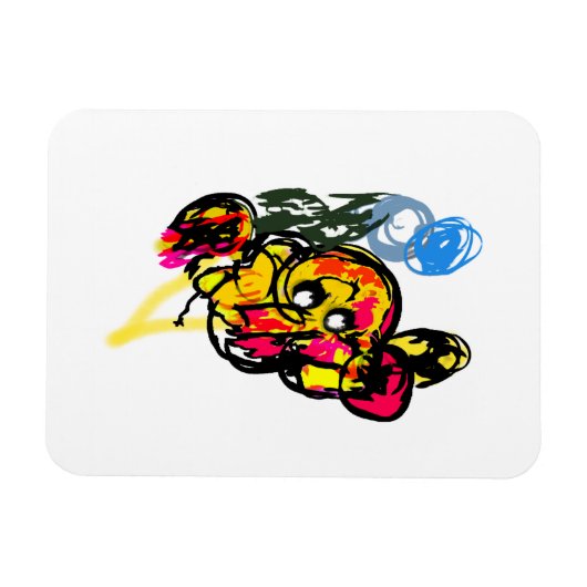 Octopus fun magnet (Horizontal)