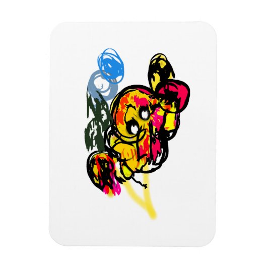 Octopus fun magnet (Vertikal)