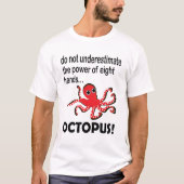 Octopus Funny T-Shirt (Vorderseite)