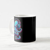 Octopus Gaming Animal Video Games Funny Octopus  Kaffeetasse (Vorderseite Links)