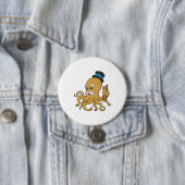 Octopus Gentleman Hat Button (Beispiel)