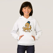 Octopus Gentleman Hat Hoodie (Vorne ganz)
