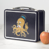 Octopus Gentleman Hat Metall Brotdose (Beispiel)