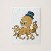 Octopus Gentleman Hat Puzzle (Vertikal)