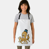 Octopus Gentleman Hat Schürze (Insitu)