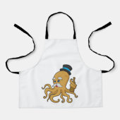 Octopus Gentleman Hat Schürze (Vorderseite)