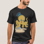 Octopus Gentleman Hat T-Shirt (Vorderseite)