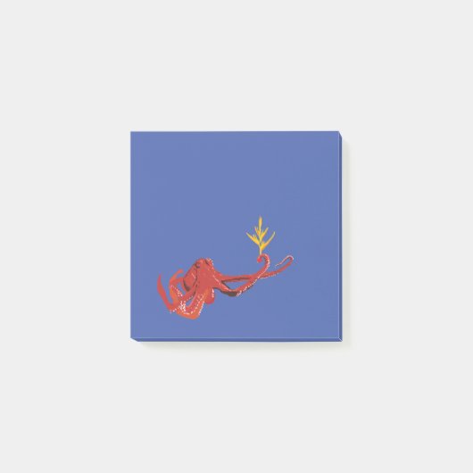Octopus Gentleman Post-it Klebezettel (Vorderseite)