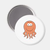 Octopus-Gesicht Magnet (Vorderseite/Rückseite)