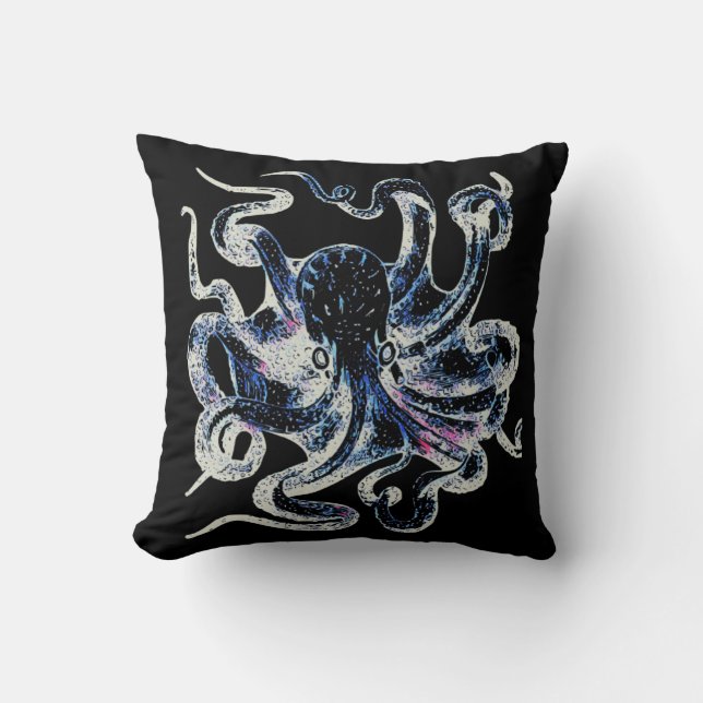 Octopus Graphic Kissen (Vorderseite)