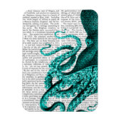 Octopus Green Half Magnet (Vertikal)