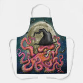 Octopus Halloween-Schürze Schürze (Vorderseite)