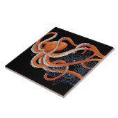 Octopus Henna Fliese (Seite)