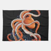 Octopus henna geschirrtuch (Horizontal)