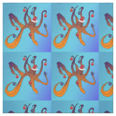 Octopus Holiday Design Stoff (Muster)