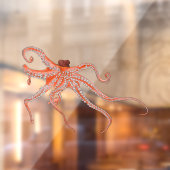 Octopus Hugs Fensteraufkleber (Blatt 2)
