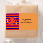 Octopus Ice Cream Stripe Labels (Insitu)