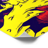 Octopus Illustration Poster (Ecke)