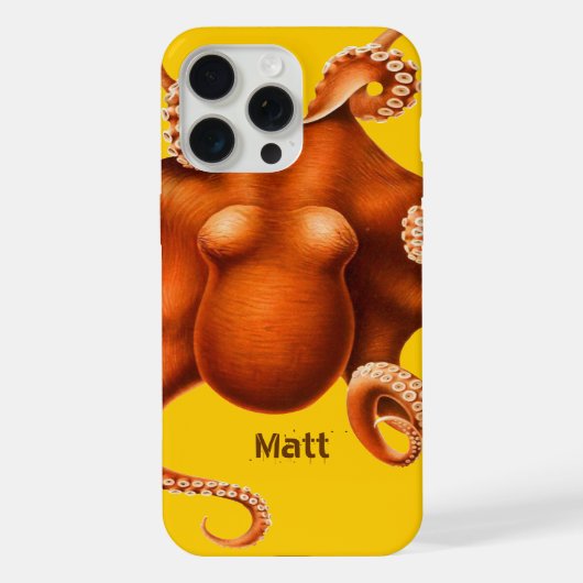 Octopus iPhone Case für ihn oder sie Hülle (Rückseite)