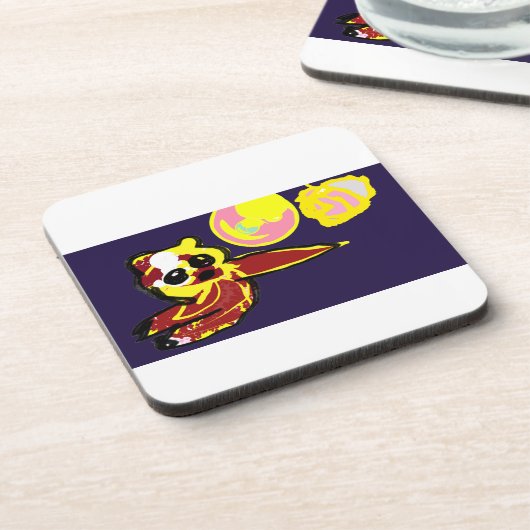 Octopus joy getränkeuntersetzer (Linke Seite)