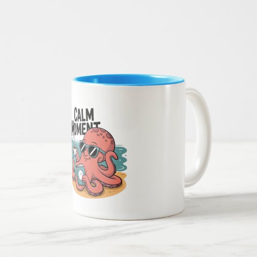 Octopus-Kaffee - Ruhe Stunde Tasse (VorderseiteRechts)