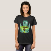 Octopus Kaffeetasse T-Shirt (Vorne ganz)