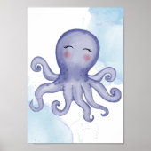 Octopus Kinderzimmer Poster Sea Animal Kids (Vorne)