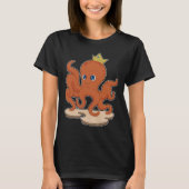 Octopus King Crown T-Shirt (Vorderseite)