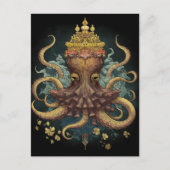 Octopus King Postkarte (Vorderseite)