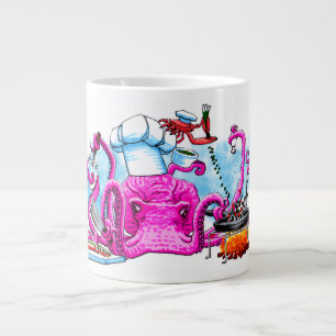 Octopus Koch Crab Küche Jumbo-Tasse