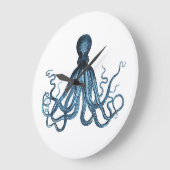 Octopus kraken nautical coastal ocean beach sea große wanduhr (Winkel)
