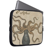 Octopus Kraken Vintag Illustration Laptopschutzhülle (Vorne Rechts)