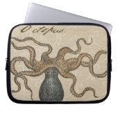 Octopus Kraken Vintag Illustration Laptopschutzhülle (Vorderseite)