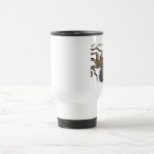 Octopus Kraken Vintag Illustration Reisebecher (Mittel)