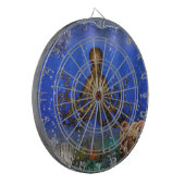 Octopus' Lair - farbenfroh Dartscheibe (Vorderseite Links)