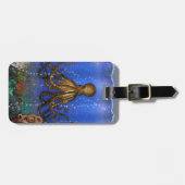 Octopus' Lair - farbenfroh Gepäckanhänger (Vorderseite horizontal)