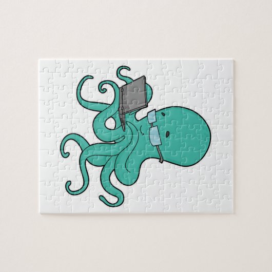 Octopus Laptop Puzzle (Horizontal)