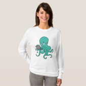 Octopus Laptop T-Shirt (Vorne ganz)