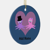 Octopus-Liebe Keramikornament (Rechts)