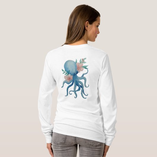 Octopus Long Sleeve T-Shirt (Schwarz voll)