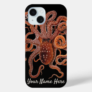 Octopus Macropus, Vintage Meeresaquarien Tiere Case-Mate iPhone Hülle