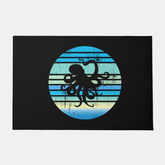 Octopus Meeresbiologe Fußmatte (Vorderseite)