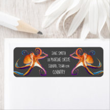 Octopus Meereswelt Aquarellkunst