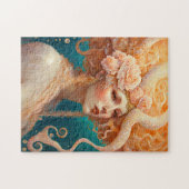 Octopus Mermaid Fantasy Art Jigsaw Puzzle (Horizontal)